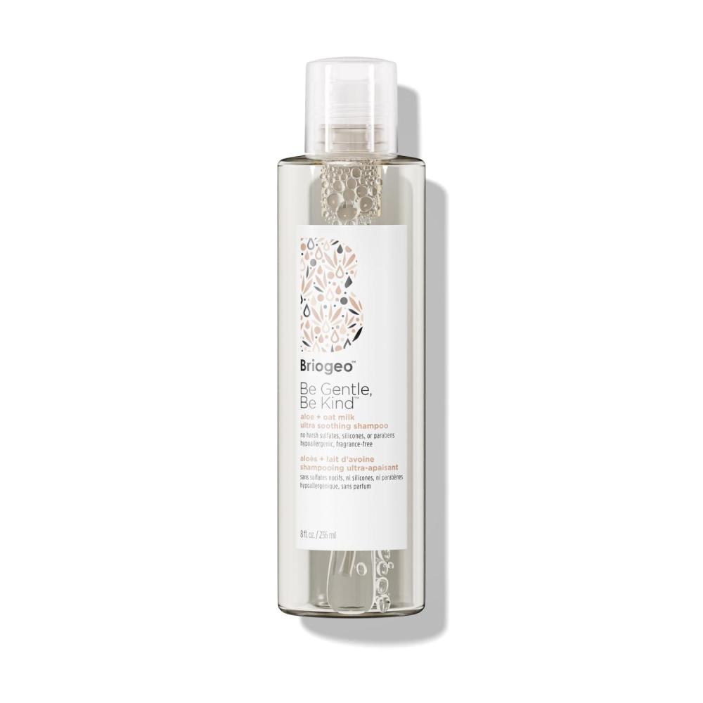 image:imageBriogeo Be Gentle Be Kind Aloe  Oat Milk Ultra Soothing Shampoo Hypoallergenic and DermatologistApproved Shampoo Fragrance Free Vegan CrueltyFree 8 fl oz