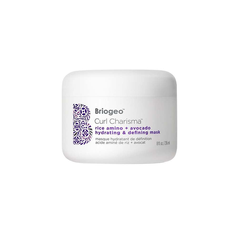 image:imageBriogeo Curl Charisma Rice Amino  Avocado Hydrating amp Defining Mask Hair Mask for Wavy Curly and Coily Hair Deeply Nourishes and Defines Curl Pattern ProteinFree Vegan CrueltyFree8 Fl Oz Pack of 1