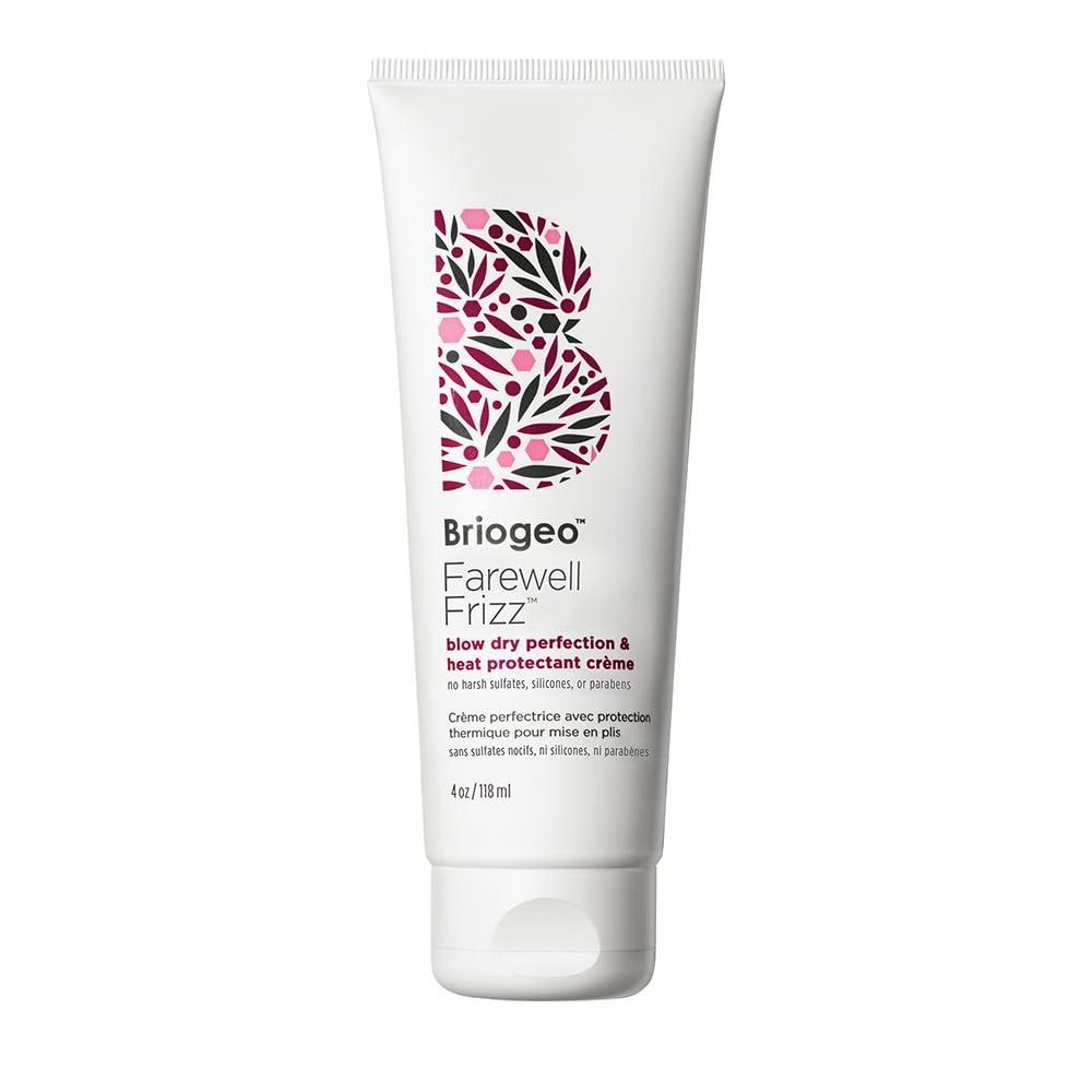 image:imageBriogeo Farewell Frizz Blow Dry Perfection amp Heat Protectant Crme Anti Frizz Hair Cream with Argan Oil for Styling Siliconefree Heat Protectant Smooths Hair Vegan CrueltyFree4 Fl Oz Pack of 1