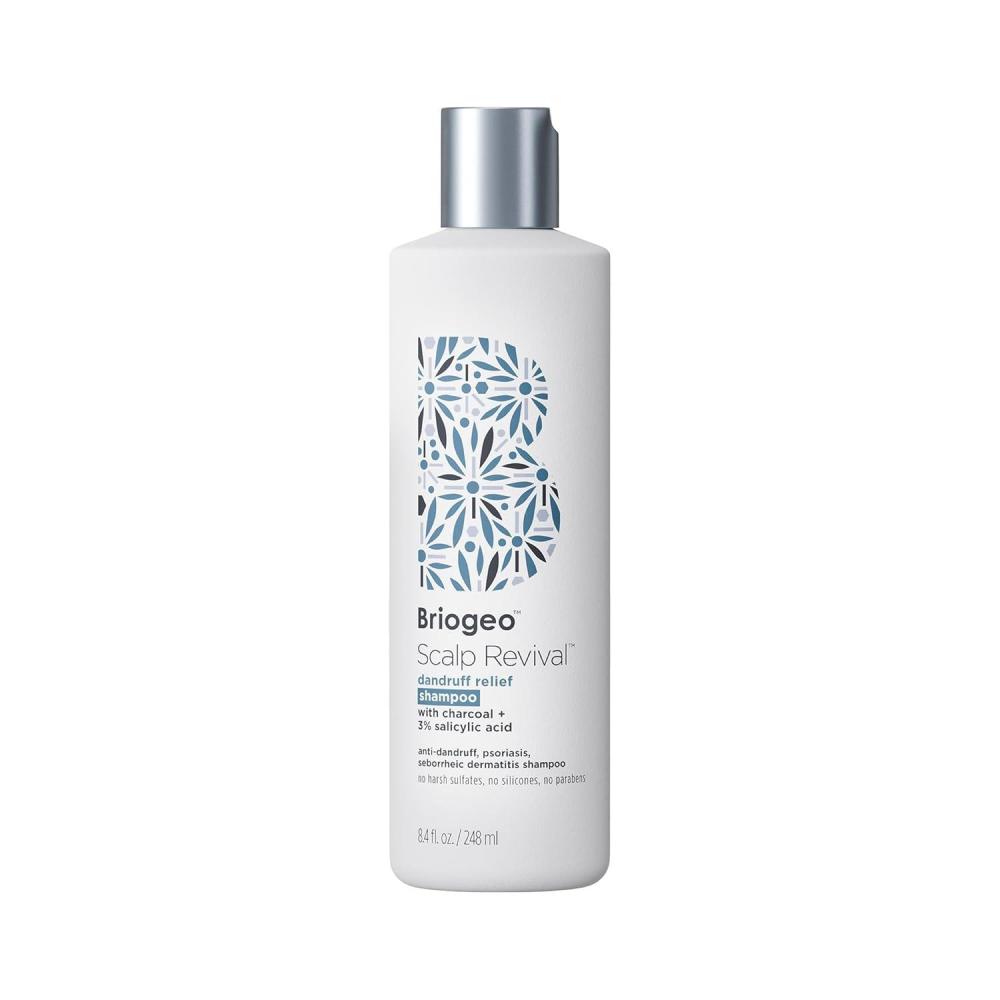 image:imageBriogeo Scalp Revival Dandruff Relief Shampoo  Charcoal  3 Salicylic Acid  Daily AntiDandruff Shampoo for Flakes Itching amp Irritation  ColorSafe  Vegan amp Cruelty Free  84 oz