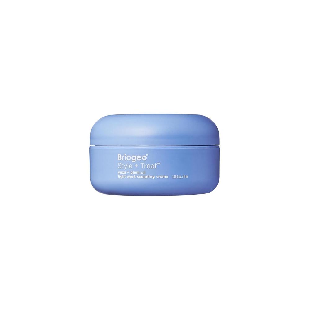 image:imageBriogeo Style  Treat Yuzu  Plum Oil Light Work Sculpting Crme Flexible Hold Hair Pomade for Men and Women NonGreasy Vegan Buildable 24hour Hold Vegan CrueltyFree 175 fl oz