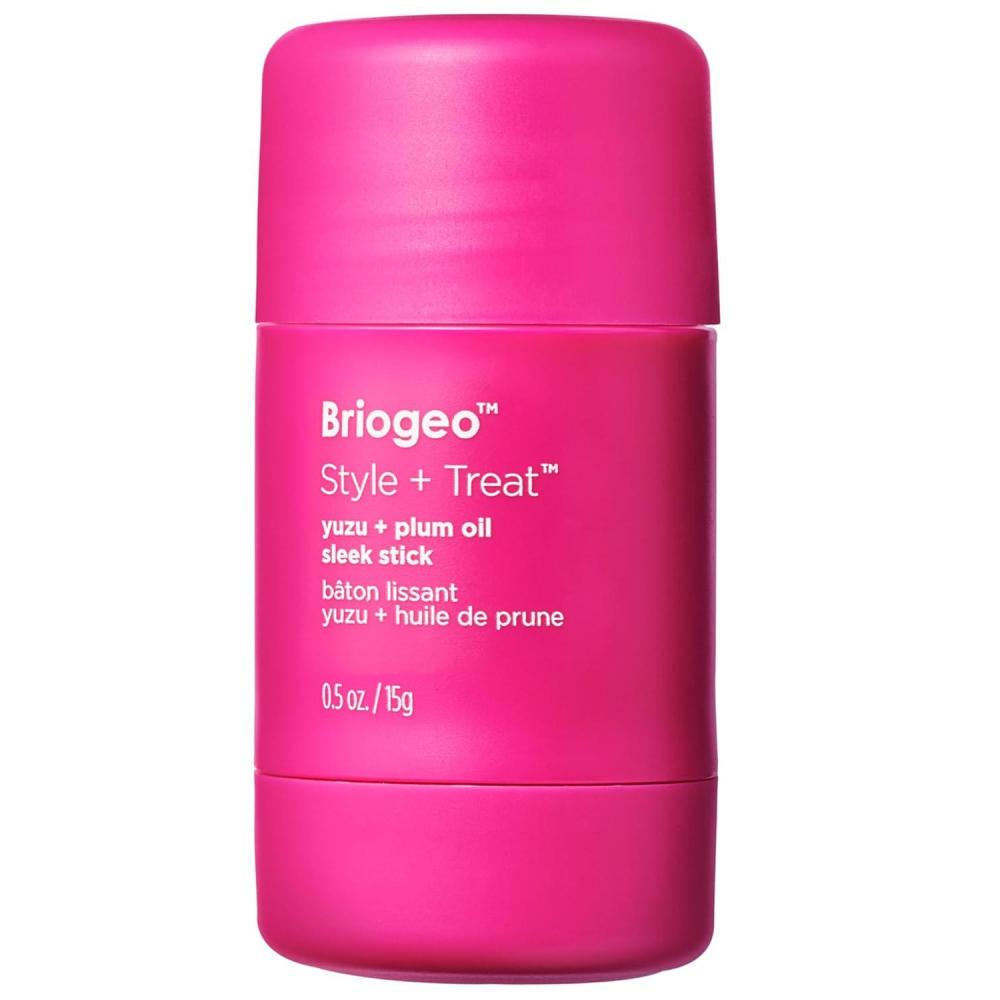 image:imageBriogeo Style  Treat Yuzu  Plum Oil Sleek Stick Vegan Wax Hair Stick NonGreasy TravelFriendly Tames Flyaways Styling Stick for All Hair Types Vegan CrueltyFree 05 oz