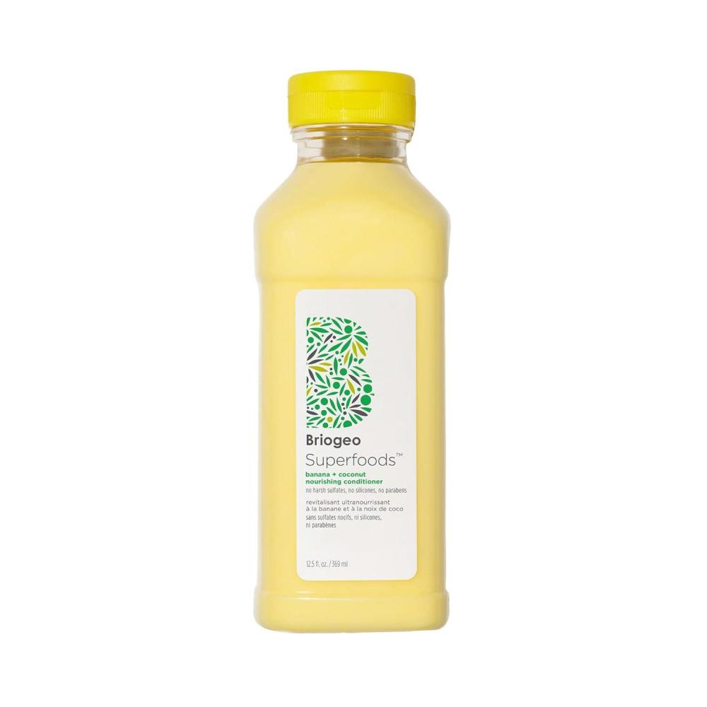 image:imageBriogeo Superfoods Banana  Coconut Nourishing Conditioner Replenish Dull Dry Hair and Supports Healthy Hair and Scalp Moisturizing for All Hair Textures Vegan CrueltyFree125 Fl Oz Pack of 1