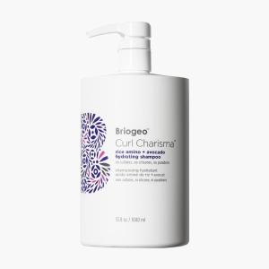 Briogeo Curl Charisma Rice Amino + Avocado Hydrating Shampoo, Define and Moisturize Wavy, Curly, and Coily Hair,Sulfate-free, Anti-Frizz, Hydrating Cleanse, Vegan, Cruelty-Free(33.8 Fl Oz (Pack of 1))