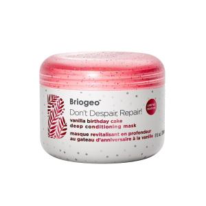 Briogeo Don’t Despair, Repair! Deep Conditioning Mask, Deep Conditioner for Dry Damaged or Color Treated Hair, Prevent Future Breakage, Protein Mask for Stronger Hair, Vegan, Cruelty-Free(Birthday Cake)