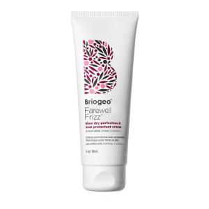 Briogeo Farewell Frizz Blow Dry Perfection & Heat Protectant Crème, Anti Frizz Hair Cream with Argan Oil for Styling, Silicone-free, Heat Protectant, Smooths Hair, Vegan, Cruelty-Free(4 Fl Oz (Pack of 1))