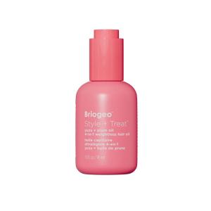 Briogeo Style + Treat Yuzu + Plum 4-in-1 Weightless Hair Oil – Silicone-Free Oil for Heat Protection, Frizz Control, Shine & Moisture – Fine to Medium Hair – Clean, Vegan Hair Treatment – 1.5 fl oz