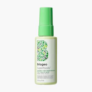 Briogeo Superfoods Avocado + Kiwi Mega Moisture 3-in-1 Leave-In Spray, 3-in-1 Hair Moisturizer for Dry Damaged Hair, Hair Detangler Plus Leave In Conditioner, Vegan, Cruelty-Free(1.75 Fl Oz (Pack of 1))