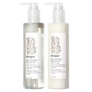 Briogeo Be Gentle, Be Kind Aloe + Oat Milk Ultra Soothing Shampoo + Conditioner Bundle | Hypoallergenic, Fragrance‑Free Care for Sensitive Scalp | Vegan, Silicone‑Free | 2 x 8 fl oz