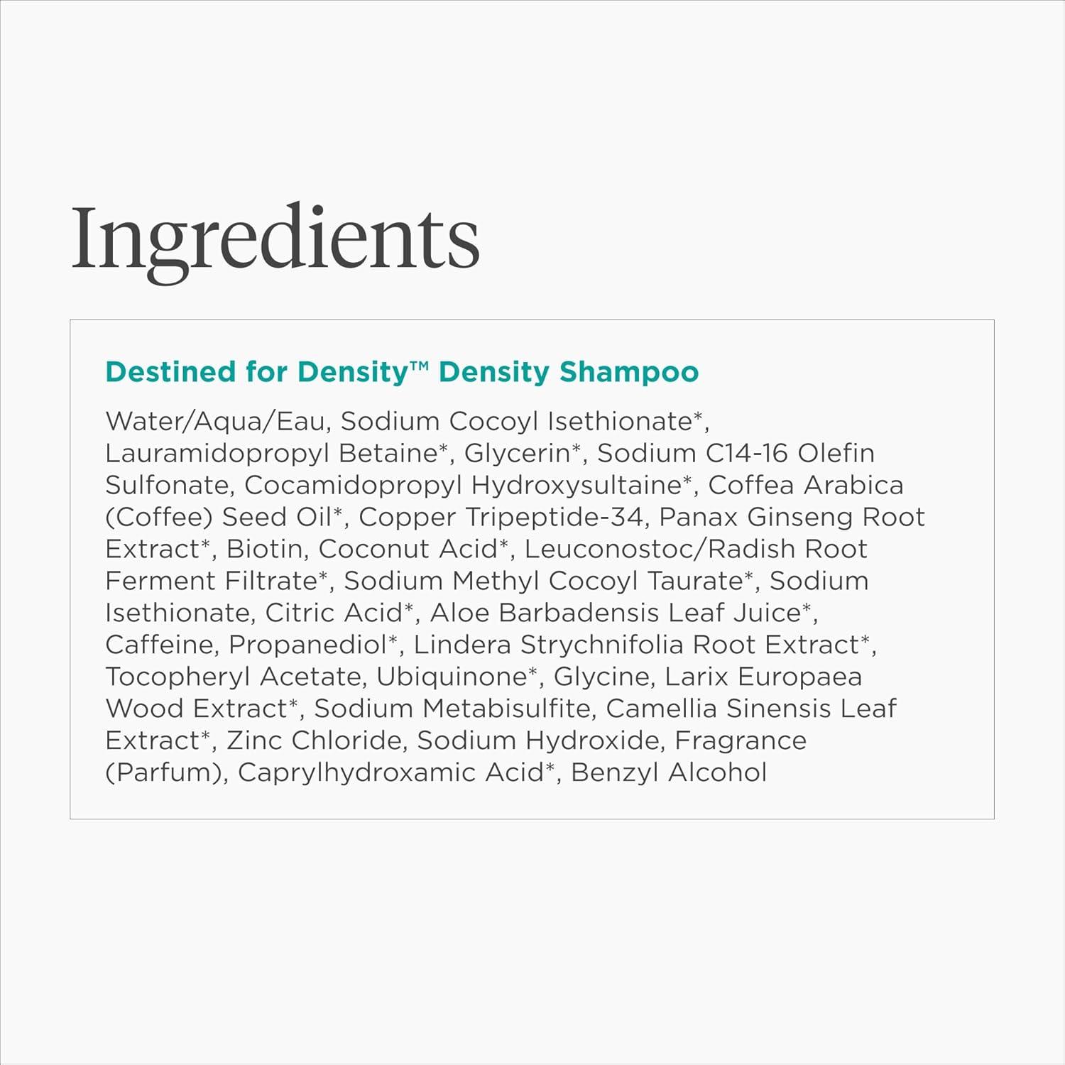 image:imageBriogeo Destined For Density Caffeine Biotin Peptide Density Shampoo Increases Hair Thickness and Volume for Fine or Thinning Hair Vegan CrueltyFree8 Fl Oz Pack of 1